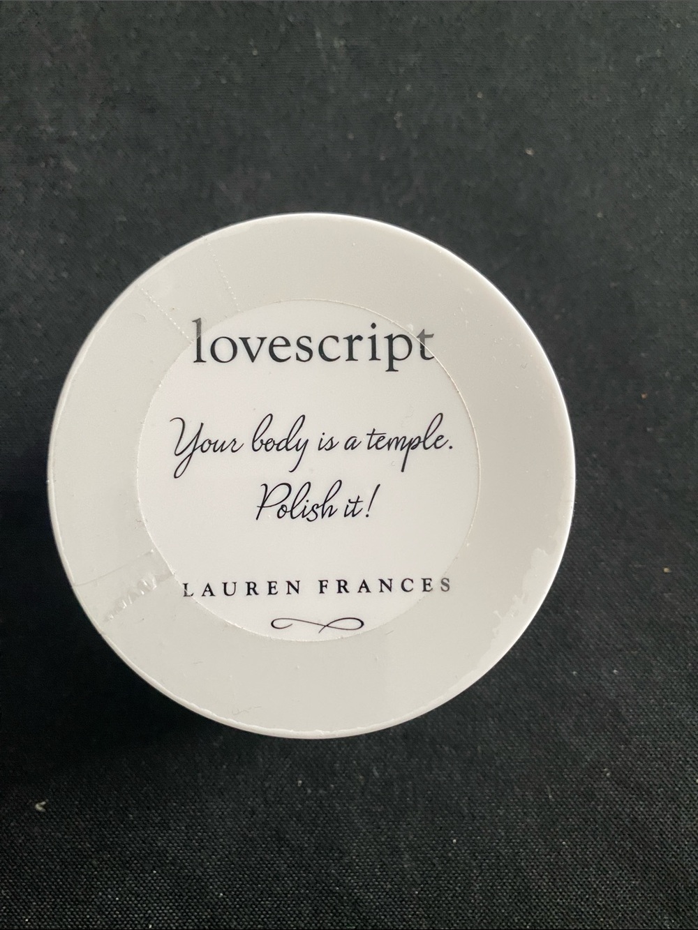 Lovescript sugarplum body polish